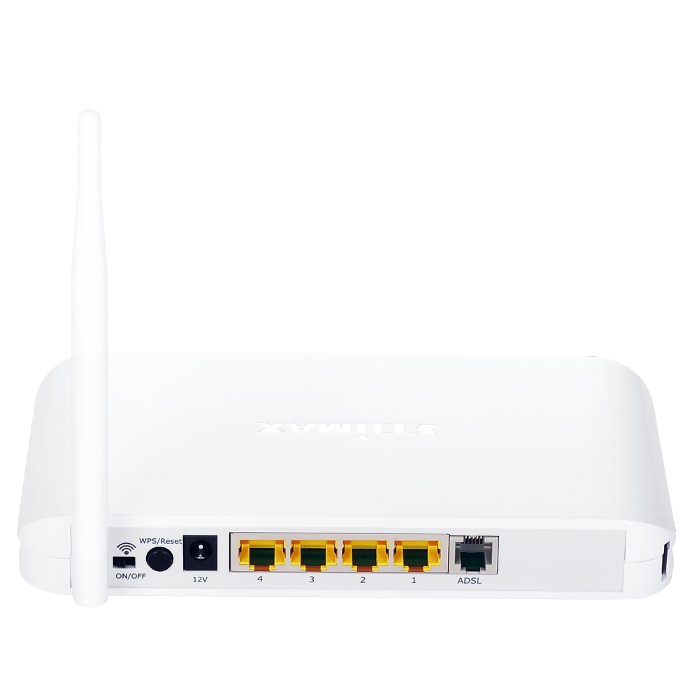drahtloser ADSL-Router zusammen mit Druckserver